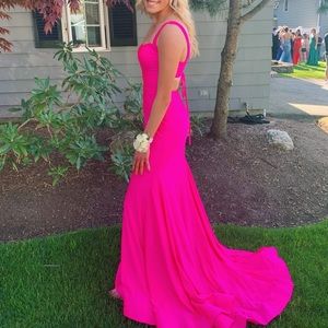 Sherri Hill Pink Prom Dress